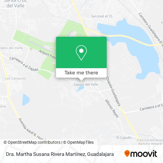 Mapa de Dra. Martha Susana Rivera Martínez