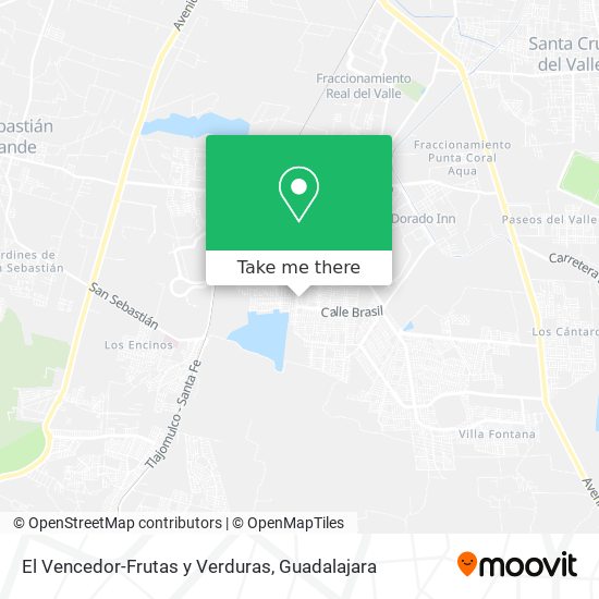 El Vencedor-Frutas y Verduras map