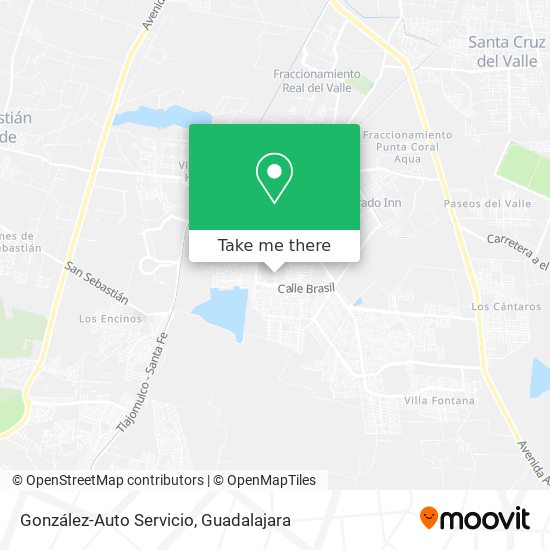 González-Auto Servicio map