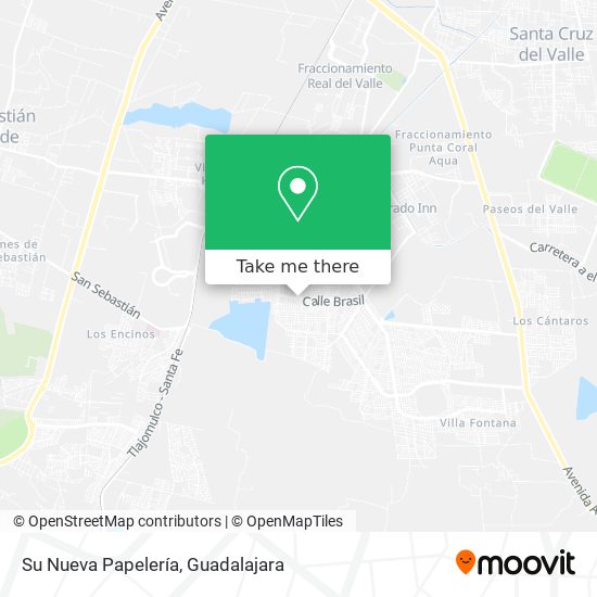 Su Nueva Papelería map