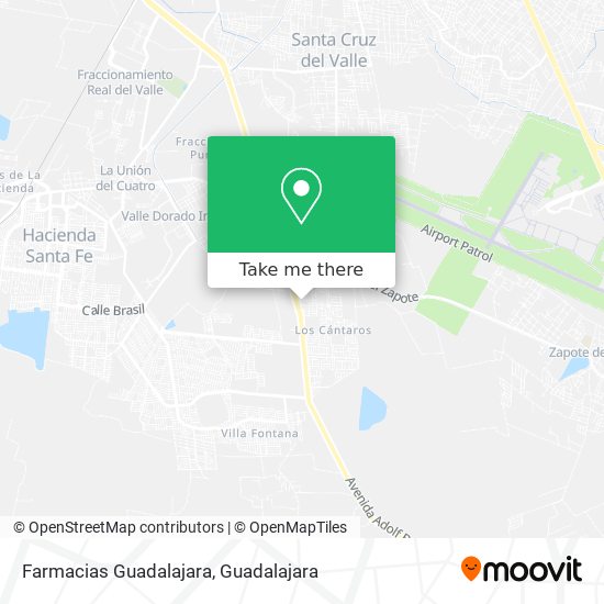Farmacias Guadalajara map