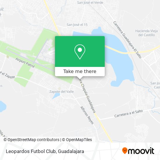 Leopardos Futbol Club map