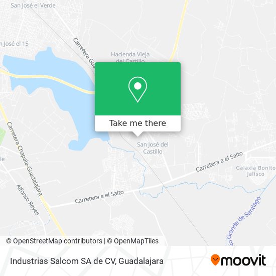 Mapa de Industrias Salcom SA de CV