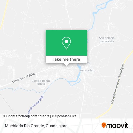 Mueblería Río Grande map