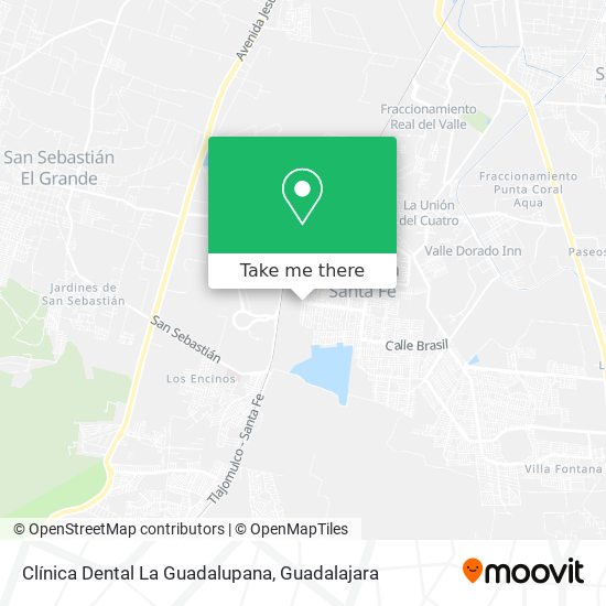 Clínica Dental La Guadalupana map