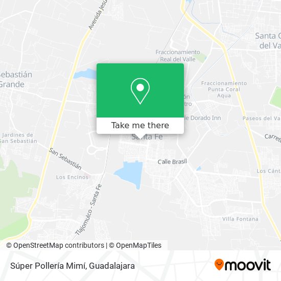 Súper Pollería Mimí map