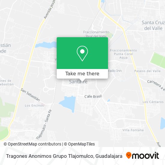 Tragones Anonimos Grupo Tlajomulco map