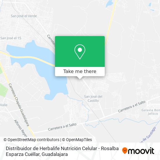 Distribuidor de Herbalife Nutrición Celular - Rosalba Esparza Cuéllar map