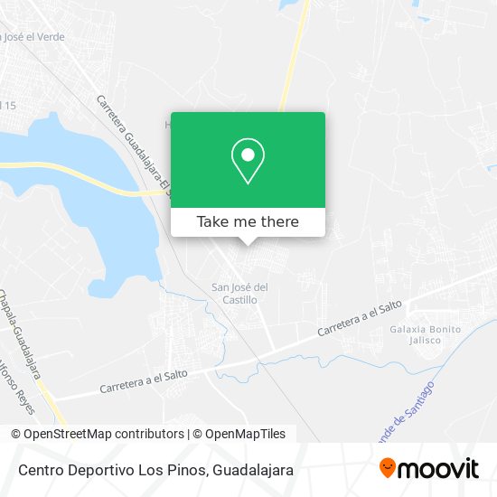 Centro Deportivo Los Pinos map
