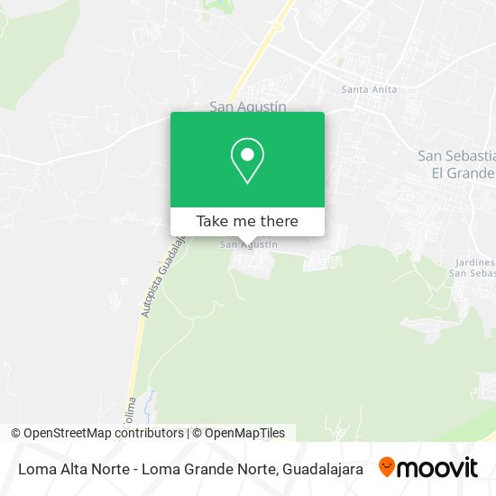 Loma Alta Norte - Loma Grande Norte map