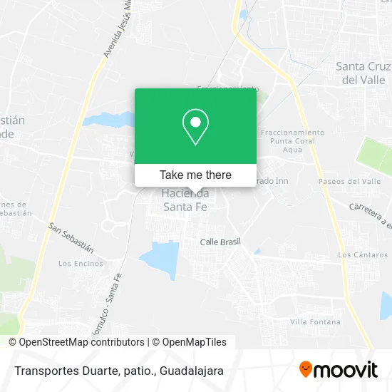 Transportes Duarte, patio. map