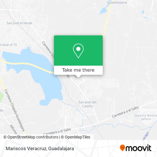 Mariscos Veracruz map