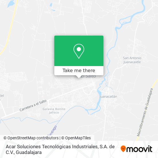 Mapa de Acar Soluciones Tecnológicas Industriales, S.A. de C.V.
