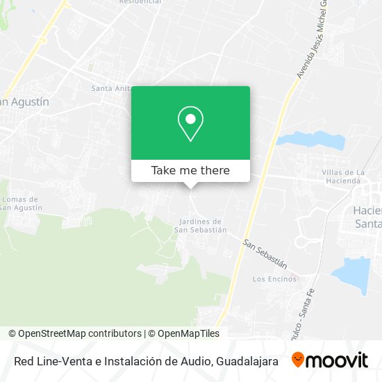 Mapa de Red Line-Venta e Instalación de Audio