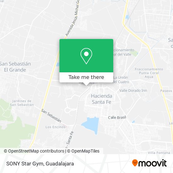 SONY Star Gym map