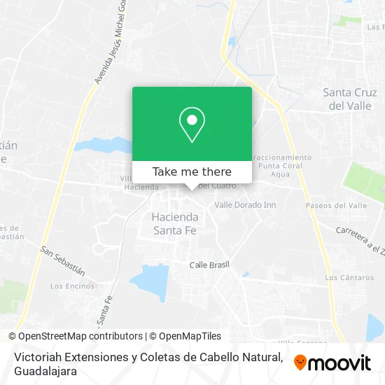 Victoriah Extensiones y Coletas de Cabello Natural map