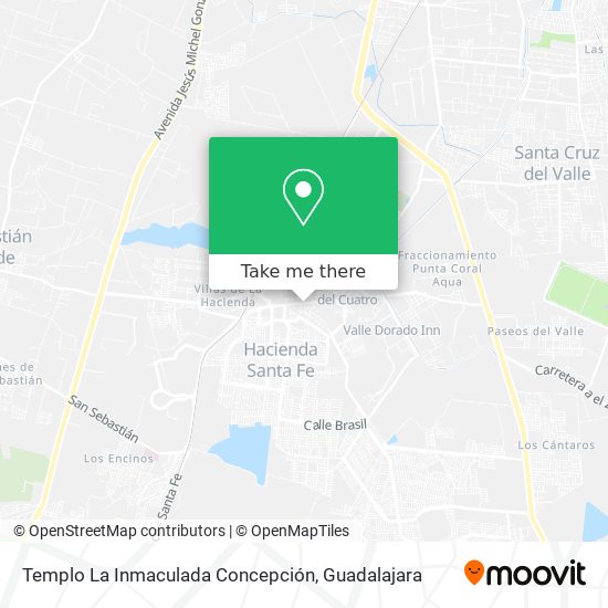Mapa de Templo La Inmaculada Concepción