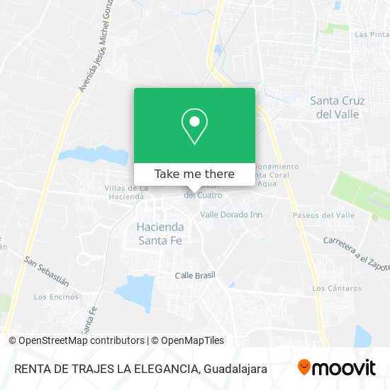 Mapa de RENTA DE TRAJES LA ELEGANCIA
