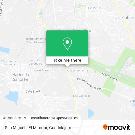 Mapa de San Miguel - El Mirador