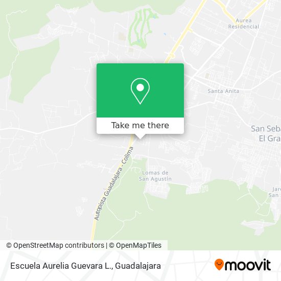 Mapa de Escuela Aurelia Guevara L.