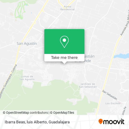 Ibarra Beas, luis Alberto map
