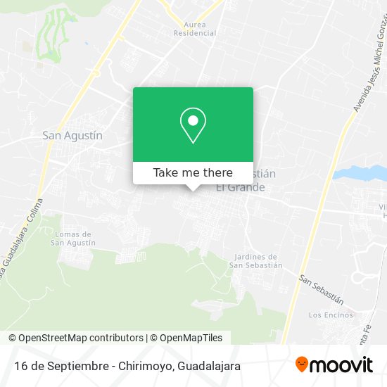 16 de Septiembre - Chirimoyo map