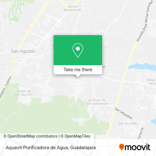 Aquavit-Purificadora de Agua map