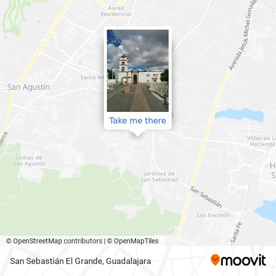 San Sebastián El Grande map