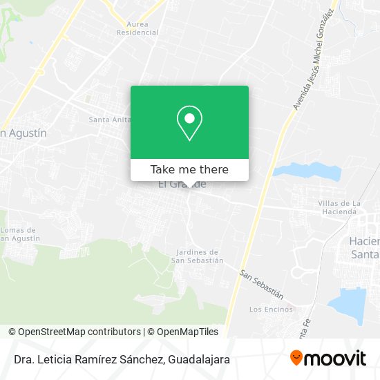 Dra. Leticia Ramírez Sánchez map