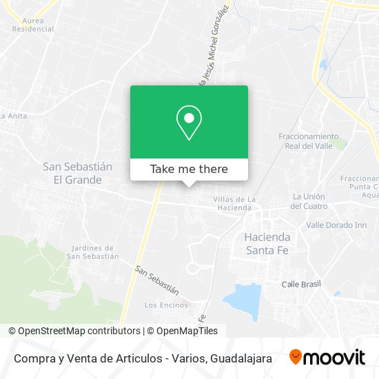 Compra y Venta de Articulos - Varios map