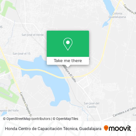 Honda Centro de Capacitación Técnica map