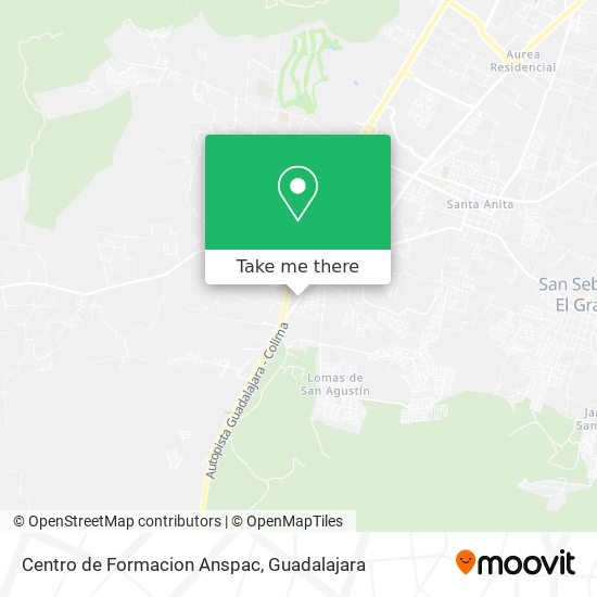 Centro de Formacion Anspac map