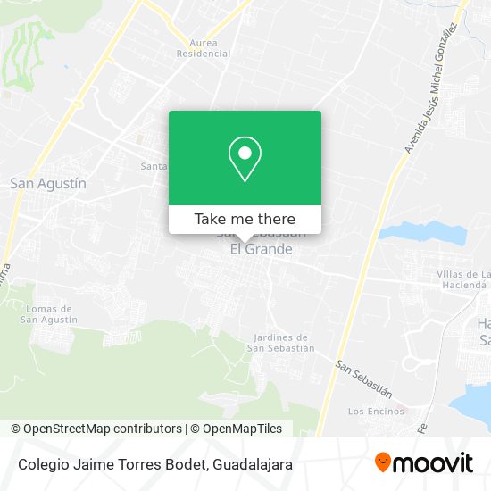 Colegio Jaime Torres Bodet map