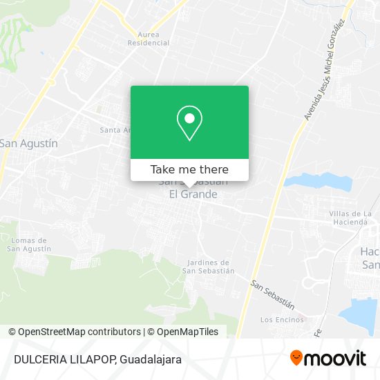 Mapa de DULCERIA LILAPOP