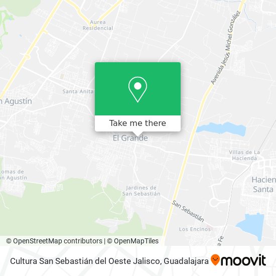 Mapa de Cultura San Sebastián del Oeste Jalisco