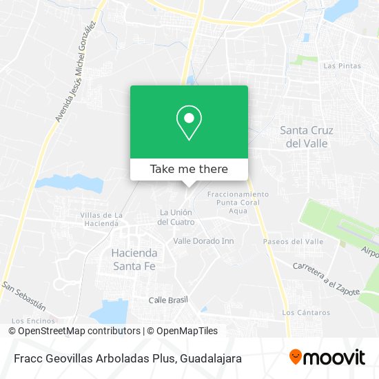Mapa de Fracc Geovillas Arboladas Plus