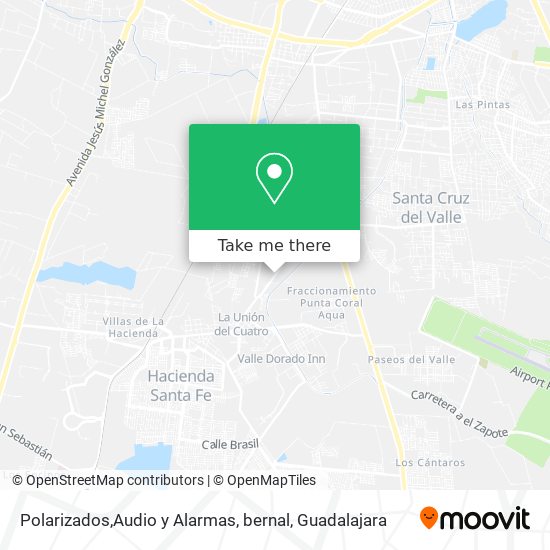 Polarizados,Audio y Alarmas, bernal map