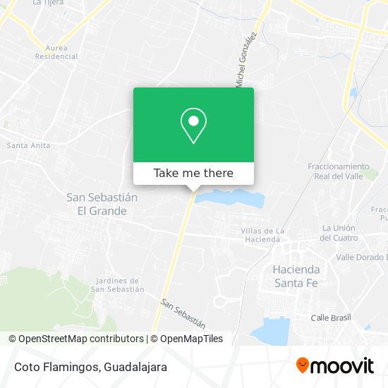 Mapa de Coto Flamingos