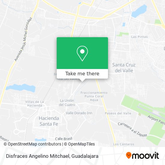 Disfraces Angelino Mitchael map