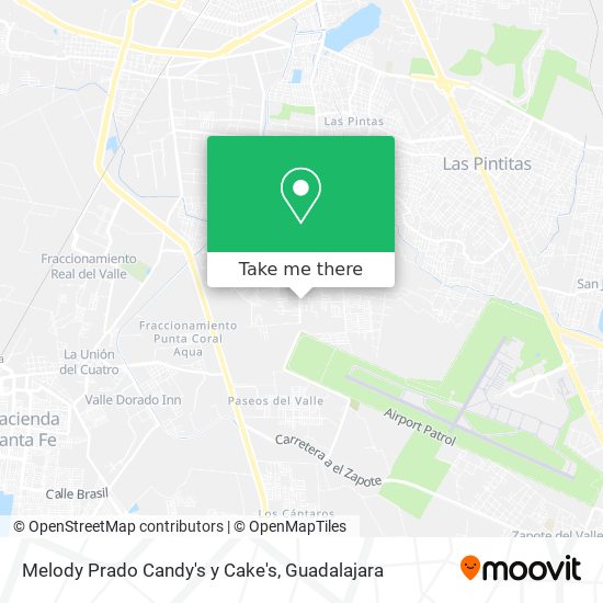 Mapa de Melody Prado Candy's y Cake's