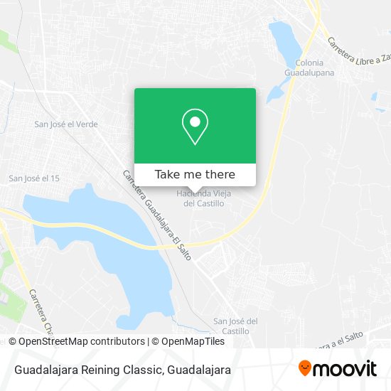 Mapa de Guadalajara Reining Classic