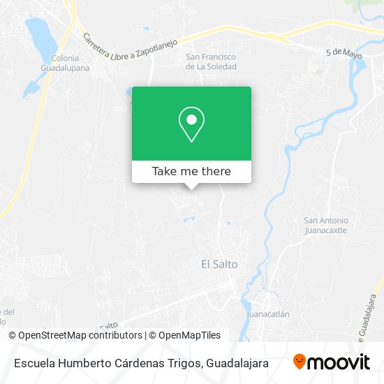 Mapa de Escuela Humberto Cárdenas Trigos
