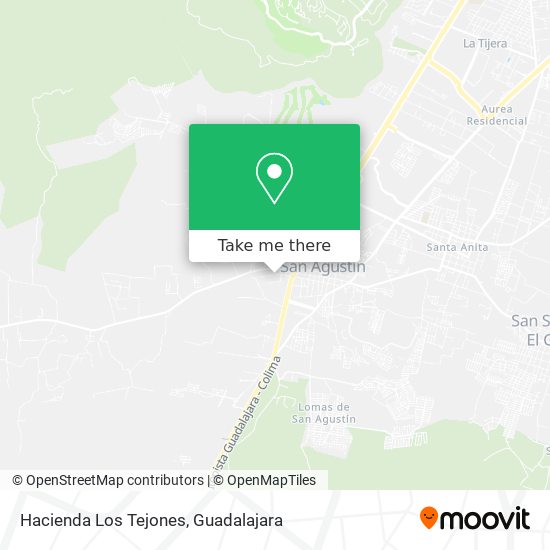 Mapa de Hacienda Los Tejones