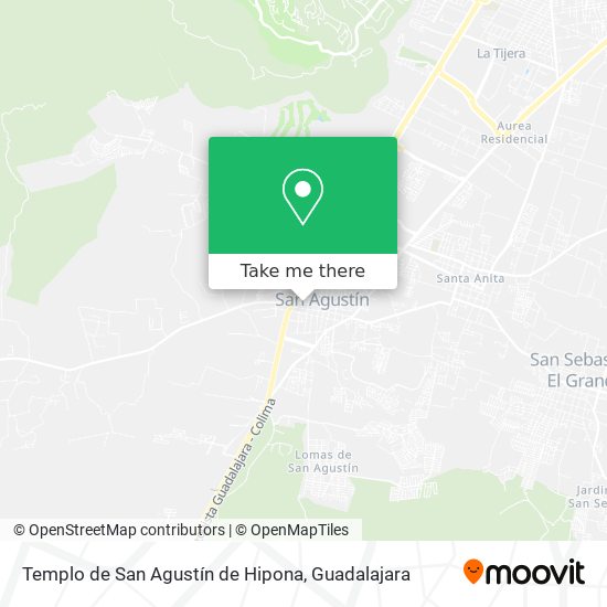 Templo de San Agustín de Hipona map