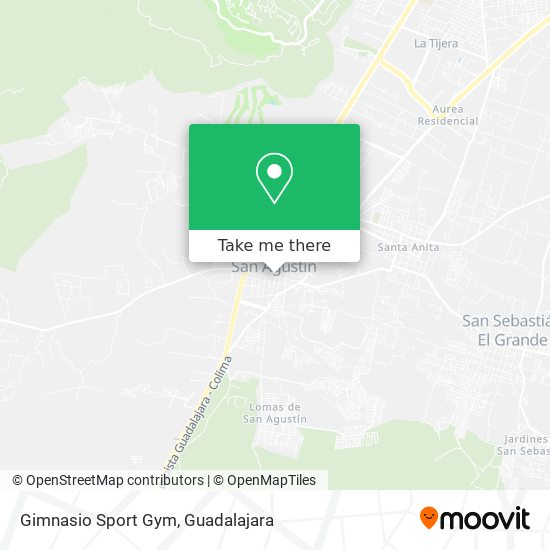 Gimnasio Sport Gym map