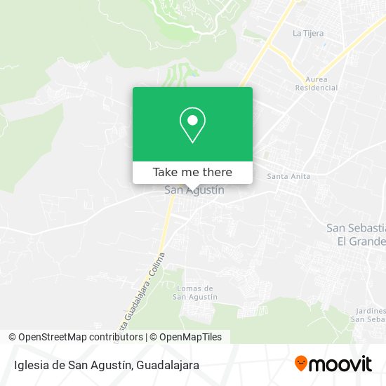 Mapa de Iglesia de San Agustín