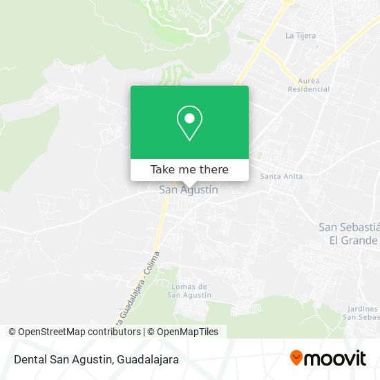 Dental San Agustin map