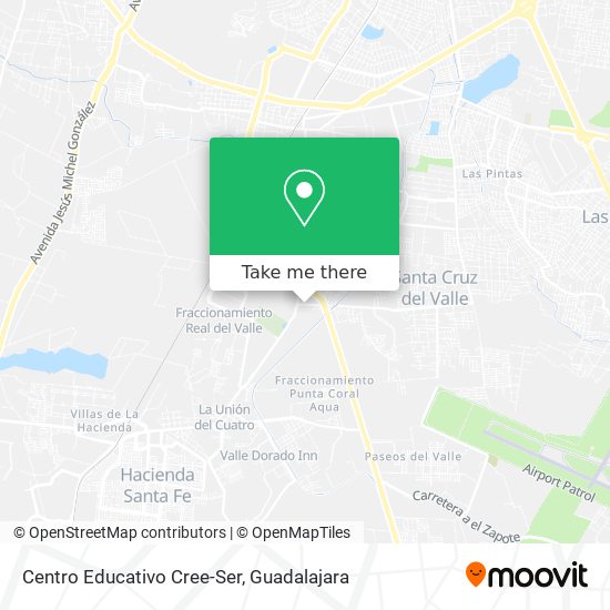 Centro Educativo Cree-Ser map