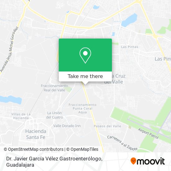 Dr. Javier García Vélez Gastroenterólogo map