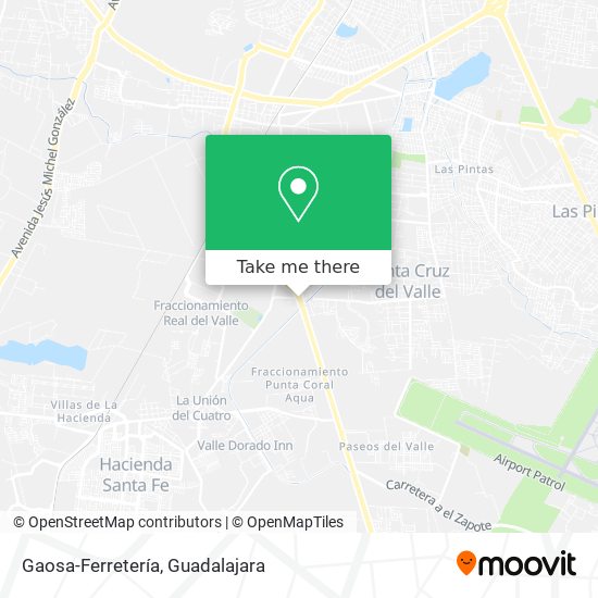 Mapa de Gaosa-Ferretería